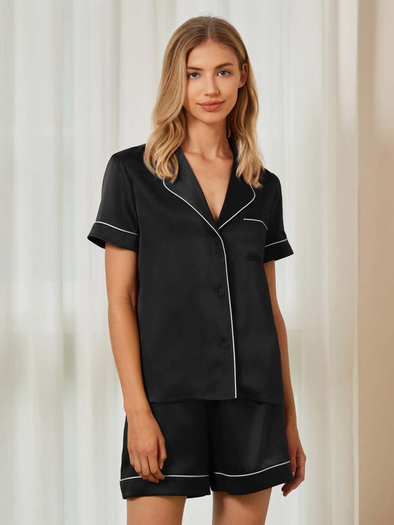 Michelle Silk Short Pajama Set